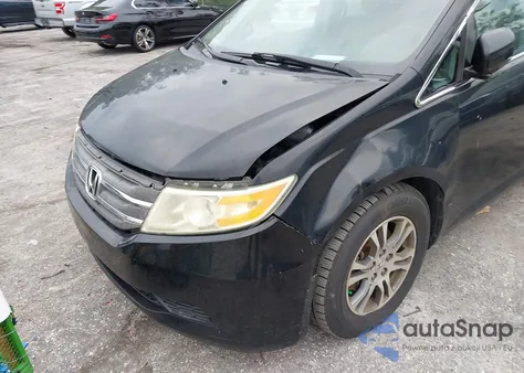 2013 Honda Odyssey Ex-L from USA, damaged, VIN 5FNRL5H61DB019863